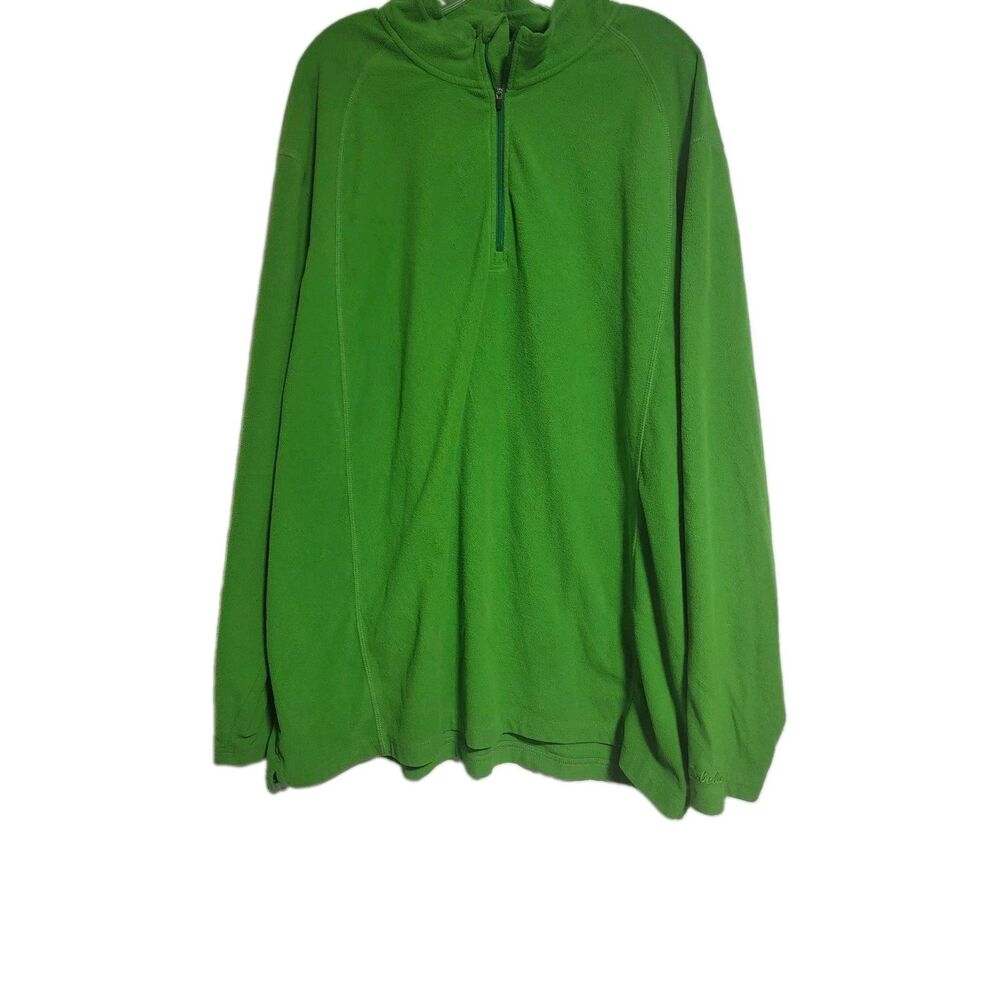 Cabela’s Men’s 3XL Green Fleece Pullover 1/4 Zip Outdoor Hunting Big Tall